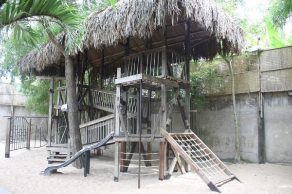 親子で楽しめる♪木造遊具＆砂場があるオープンカフェ「the Snap Café」