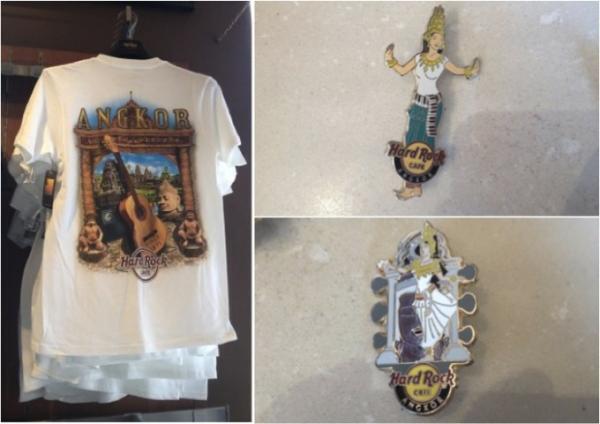 アンコールワットの街のハードロックカフェ！限定グッズをお土産に