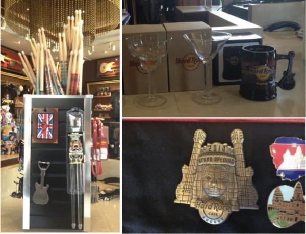 アンコールワットの街のハードロックカフェ！限定グッズをお土産に