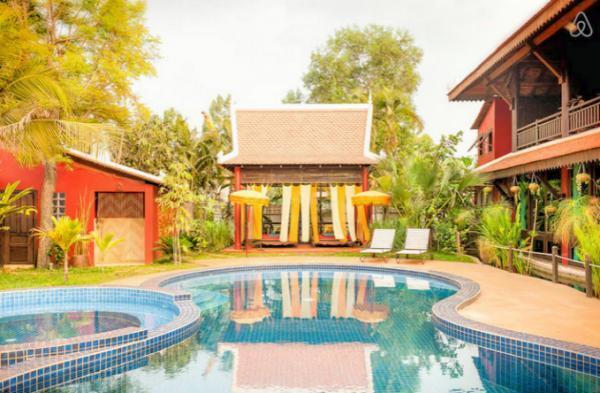 ロマンと神秘に包まれたアンコール・ワットの街で、クメール様式のヴィラにステイ！