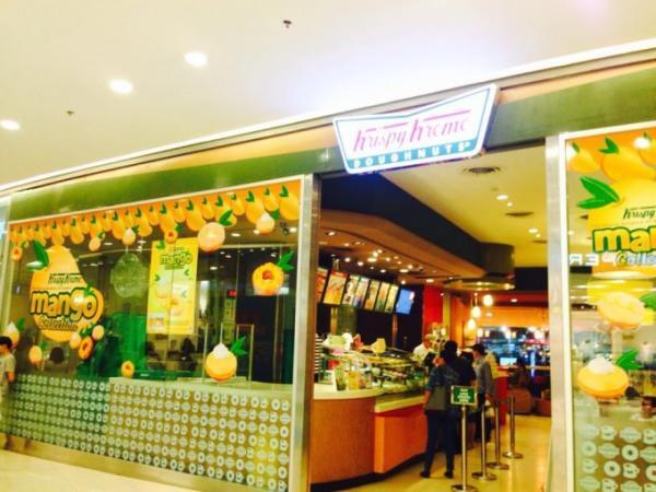 季節限定！タイ・クリスピークリームのマンゴードーナツ