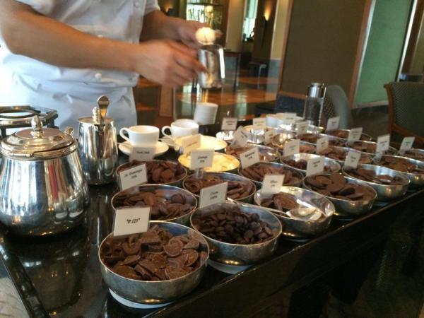バンコクの老舗ホテルのチョコレートビュッフェ