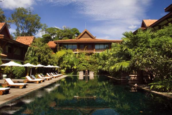 アンコール・ワットの街で穏やかな時間の流れるリゾートにステイ