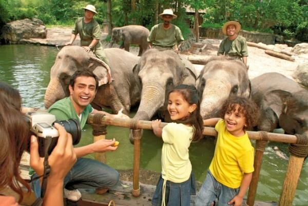 檻のないオープン・コンセプトの「シンガポール動物園」
