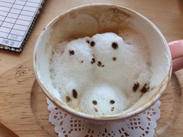 可愛すぎて飲めない！？バンコクの最新３Ｄラテアート
