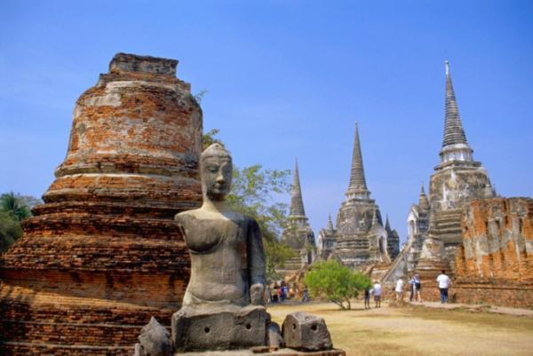 アユタヤの象徴的寺院「ワット・プラ・シーサンペット」