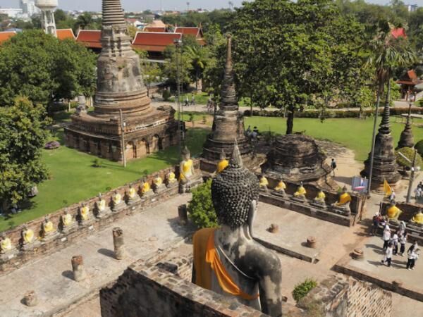 巨大仏塔が目印！アユタヤの寺院「ワット・ヤイ・チャイ・モンコン」