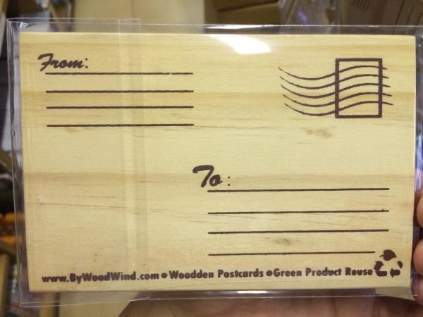 チェンマイで「木の手紙」をお土産に！