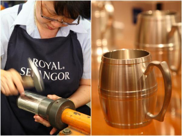 マレーシア王室御用達ピューター製品工場で社会科見学