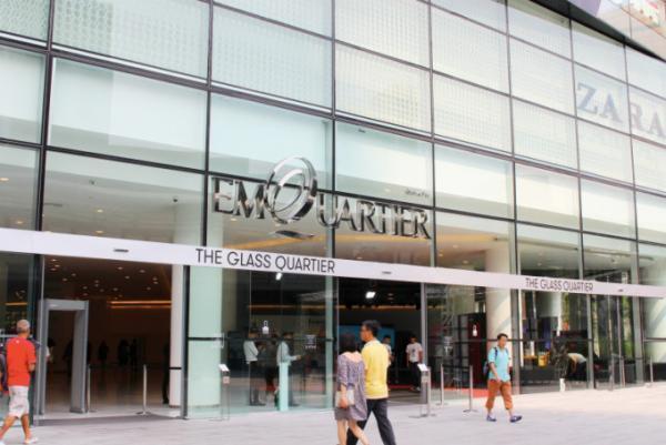 高級デパートが立ち並ぶ再開発エリア、バンコク「EM District」