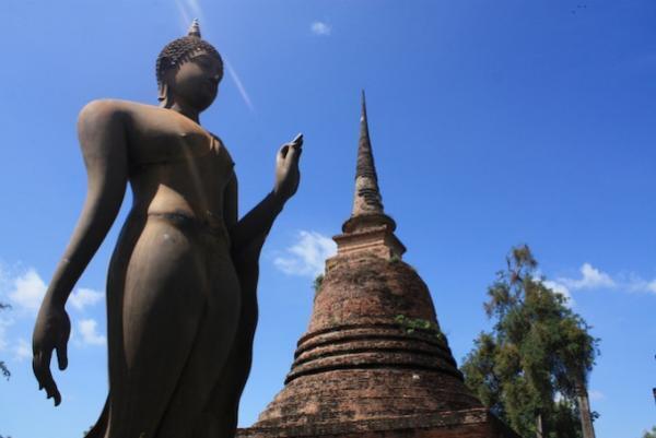 タイ北部の世界遺産！巨大遺跡スコータイと、可愛い土器が見られる考古遺跡！
