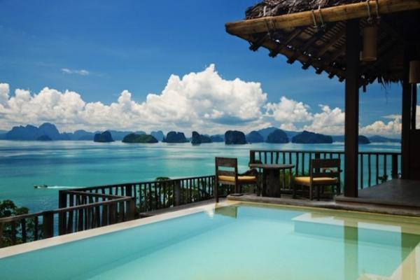 リゾートできるアンダマン海に浮かぶタイの島々