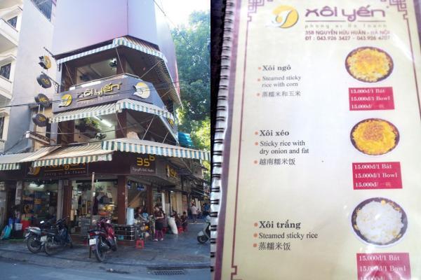 ハノイに来たら食べたいグルメ3品「ソイ」「チャーカー」「ブンボーナンボー」