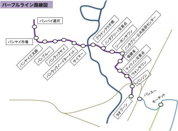 ついに開業！！バンコクの新路線「パープルライン」前編