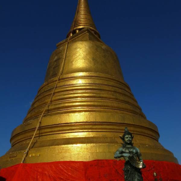 運河ボートで行くバンコクローカル散策！〜黄金の丘 参拝と絶品パッタイ〜