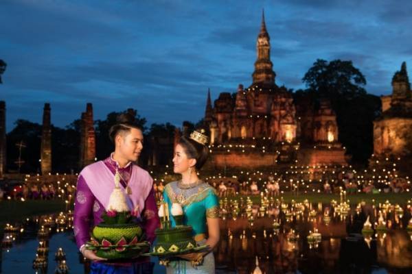 タイ灯篭流しの発祥「スコータイ・ロイクラトン＆キャンドル・フェスティバル2018」