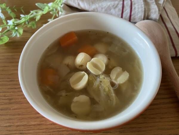 ハスの実入り野菜スープ