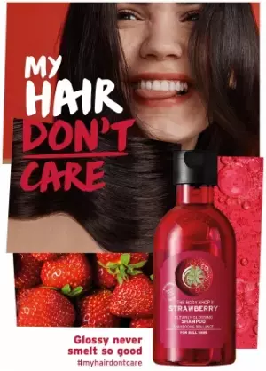 ザ・ボディショップよりストロベリーヘアケアシリーズ新登場