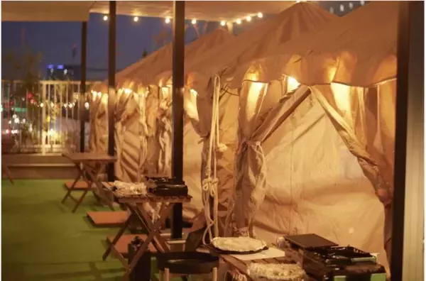 「駅前グランピング」でひと味違ったクリスマス