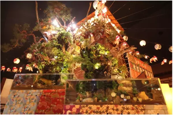 今年最大級のイベント「大江戸温泉金魚物語」開催中