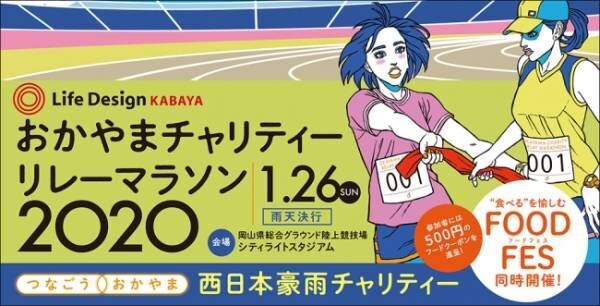 「おかやまチャリティーリレーマラソン」開催決定