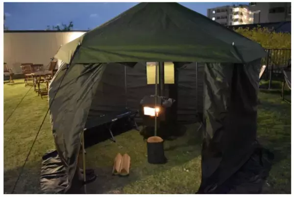 ワンコインで利用できる！「貸切テントサウナ」が横浜に登場