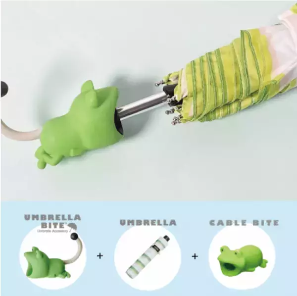 「折り畳み傘」をかわいく、便利にするグッズ