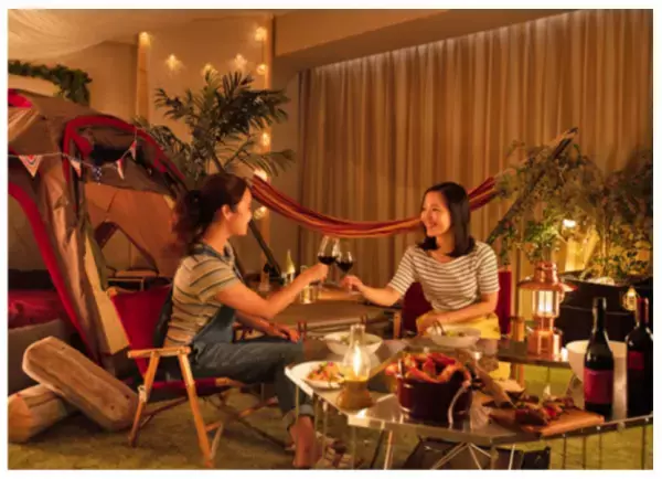 「名古屋城」を眺めながら、グランピングで夏の終わりを満喫！