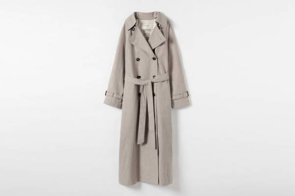 PRISTINEの秋の装い。オーガニックコットン製のトレンチコート2種が新登場