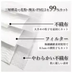 フルーツの香り付き「不織布マスク」が新発売
