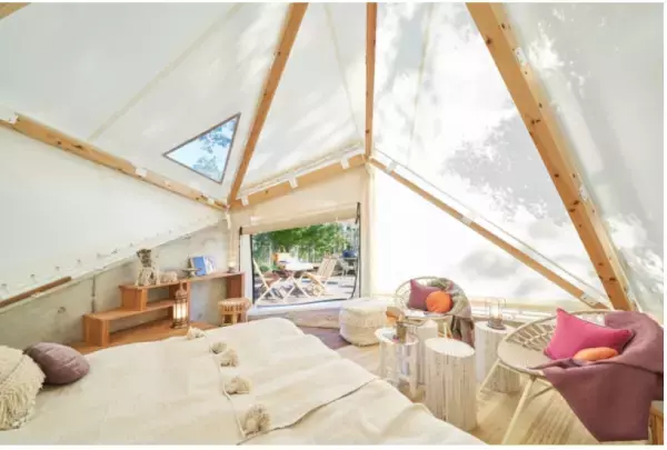 「リソルの森」のグランピングエリアが営業再開