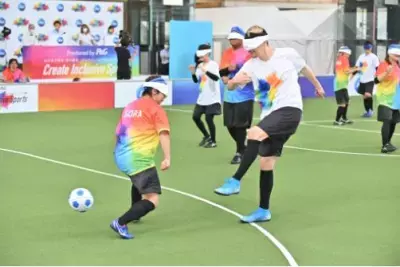 Ｐ＆Ｇ「Create Inclusive Sports」開催。みんなが楽しめる“新しいサッカー”体験！