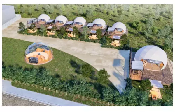 「琵琶湖」を間近に感じるグランピング施設がオープン！