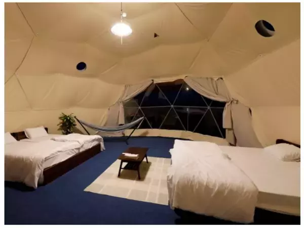 「琵琶湖」を間近に感じるグランピング施設がオープン！