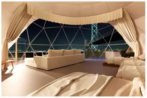 【兵庫】ビルの屋上に建つ「グランピング施設」が予約受付スタート