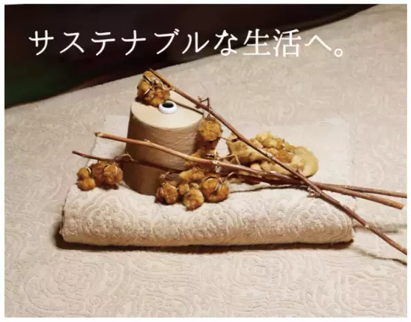 「オーガニック茶色綿」を使用したマルチケットが先行販売スタート