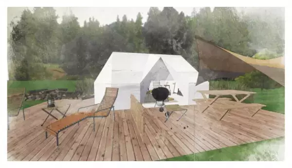 「テントサウナ」を体験できるグランピング施設がオープン