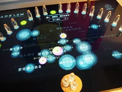 好みの香りの傾向が言葉になる！新感覚システム「KAORIUM」を体験