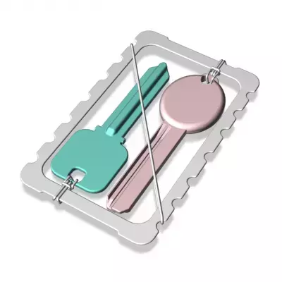 鍵を財布にしまうアイデアグッズ「キーリテーナー」の 改良版商品を11月10日(木)にAmazonにて販売開始