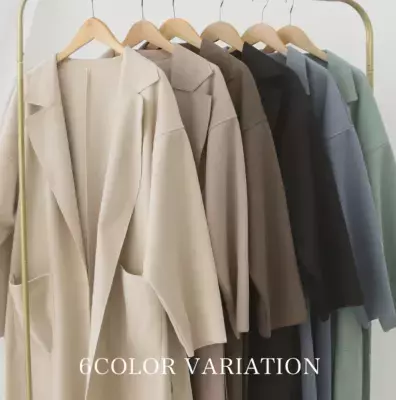 内田理央も大絶賛！羽織るだけで「お洒落さん」になれるサイドスリットビッグロングコート