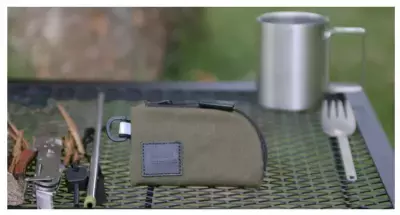 焚き火や料理で火の粉を気にせず手ぶらで過ごせる！ 超軽量耐水ミニ財布【アウトドア UL ミニウォレット】シリーズの キャンプに対応した難燃モデルが8月18日(木)に販売開始