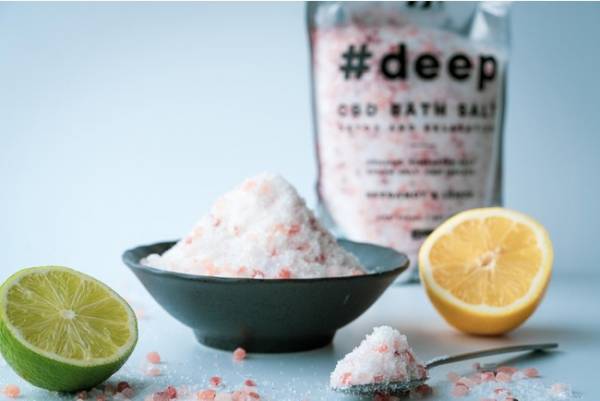 天然成分100％！オーガニックヘンプと2種の塩を使ったCBDバスソルト新発売