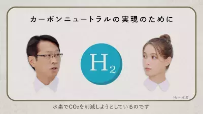 トラウデン直美さんと水素エネルギーについて楽しく学ぶ動画「カワサキ水素大学篇」