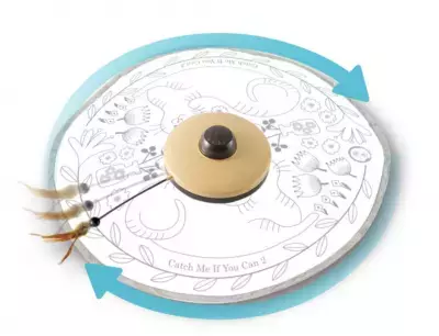 SNSで話題の猫用電動おもちゃ 「キャッチ・ミー・イフ・ユー・キャン2シリーズ」の 『猫のお庭柄』が2022年7月下旬に再度販売開始！ ～累計販売数41万個突破の猫壱No.1売上商品シリーズ～