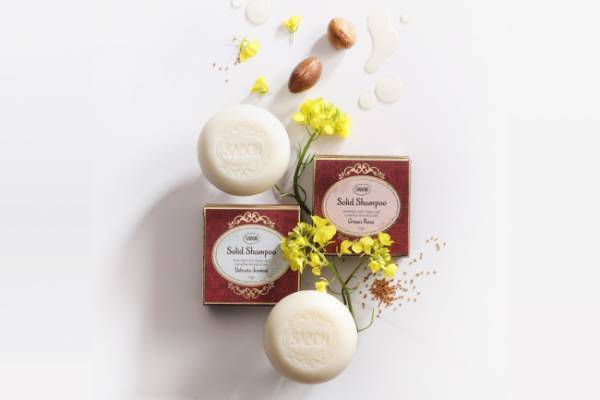 「SABON」植物由来成分91％、地球と髪に寄り添う固形シャンプーを発売