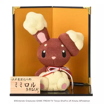 ポケモンの「江戸木目込人形」今年はミミロルを伝統工芸品に
