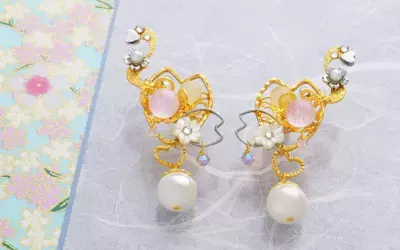 特許取得のピアス風イヤリング「ぴあり」、京ガラス「源氏物語シリーズ」 新作を11月18日(金)に発売！