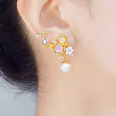 特許取得のピアス風イヤリング「ぴあり」、京ガラス「源氏物語シリーズ」 新作を11月18日(金)に発売！