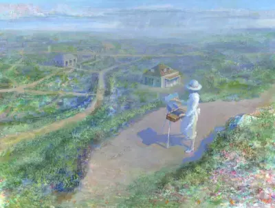 スタジオジブリアニメ『耳をすませば』背景画を手掛けた画家 井上直久の個展を12月20日から25日まで 銀座三越 本館7階ギャラリーで開催