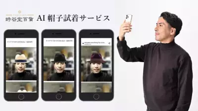 バーチャル試着で帽子選び！高級紳士帽子専門店「時谷堂百貨」で 『AI帽子試着サービス』の提供を開始